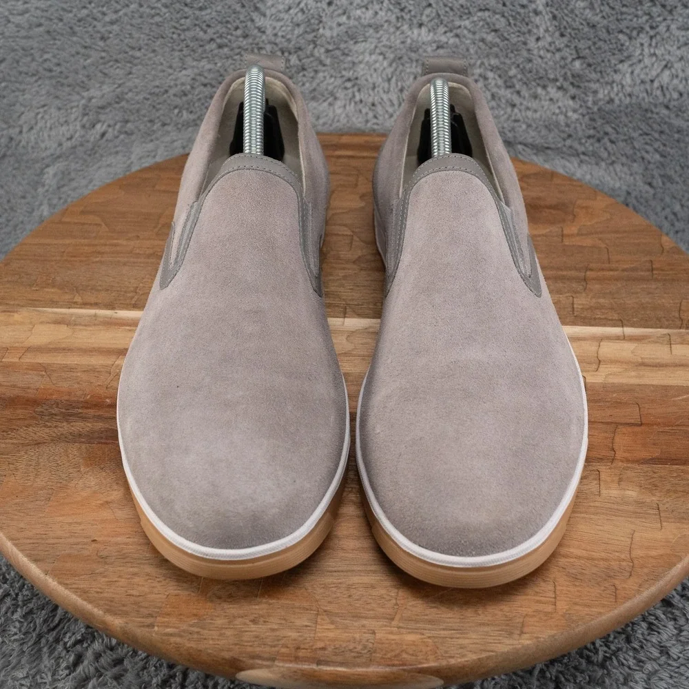 Cole Haan Mens Size 9.5 M Gray Suede Quincy Loafers C12264